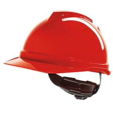 MSA V-Gard 500 ongeventileerde veiligheidshelm met Fas-Trac III binnenwerk