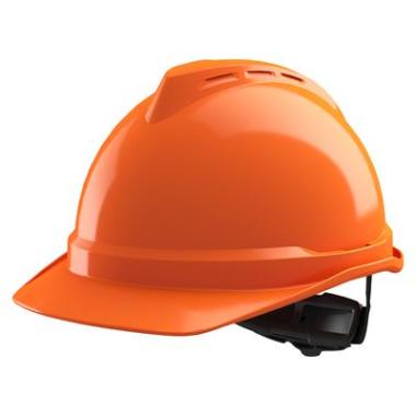 MSA V-Gard 500 ongeventileerde veiligheidshelm met Fas-Trac III binnenwerk