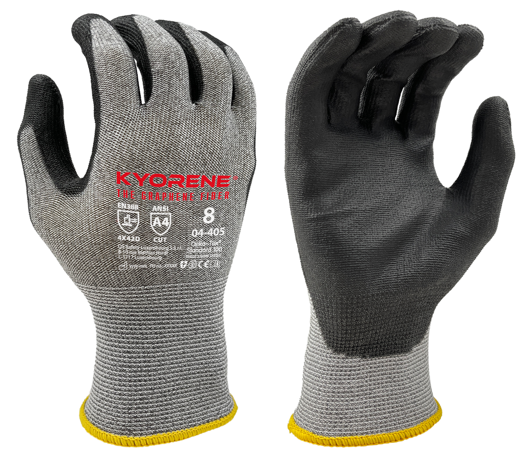 04-405  / 13 gauge Kyorene PU palm coating cut D