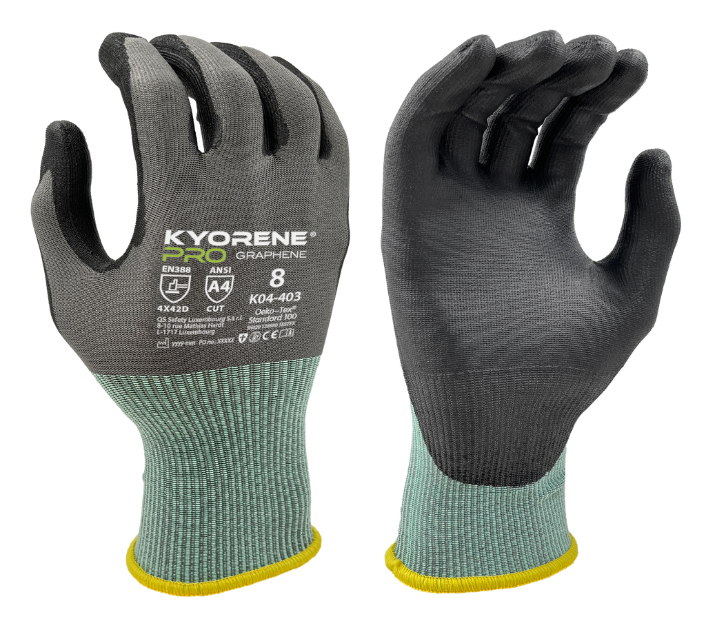 K04-403  / 18 gauge Kyorene Pro PU palm coating cut D