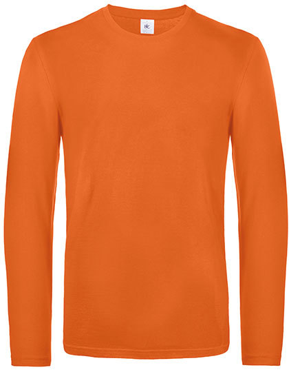 B&C heren t-shirt model E190 long sleeve