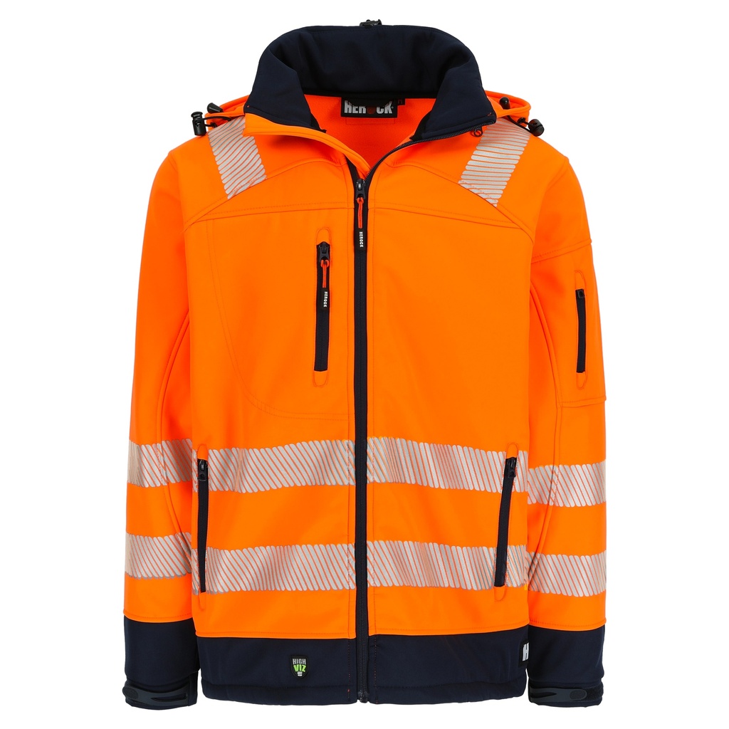 GREGOR HIGH VIZ SOFTSHELL JAS