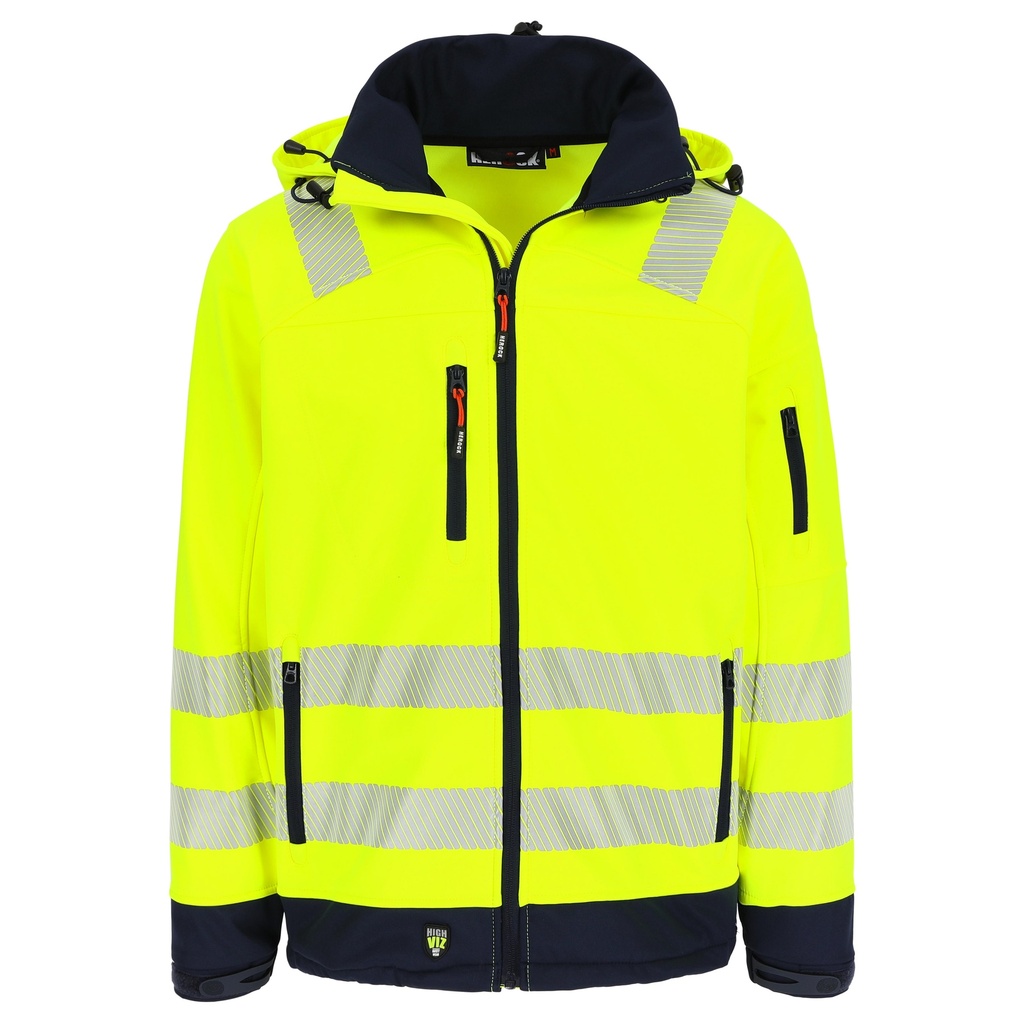 GREGOR HIGH VIZ SOFTSHELL JAS