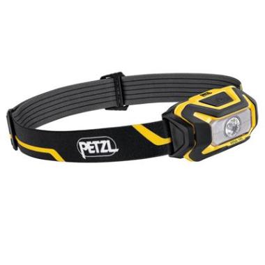 Petzl Aria 1R hoofdlamp zwart/geel