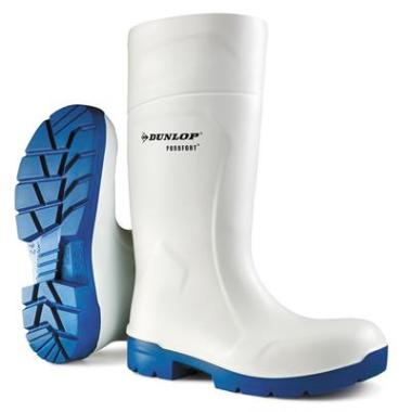 Dunlop FoodPro Purofort MultiGrip Safety veilgheidslaars S4 wit/blauw