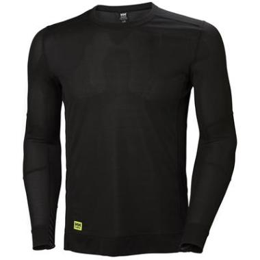 Helly Hansen 75105 Lifa Crewneck T-shirt zwart