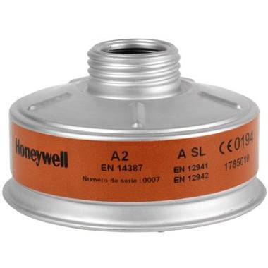 Honeywell gas- en dampfilter A2 grijs