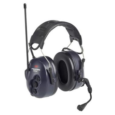 3M Peltor Lite-Com Headset gehoorkap met hoofdband blauw/zwart
