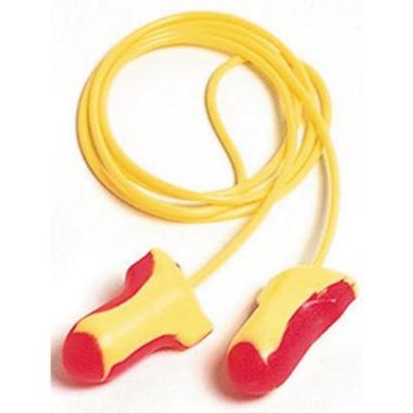 Howard Leight Laser Lite oordop met koordje geel/rood