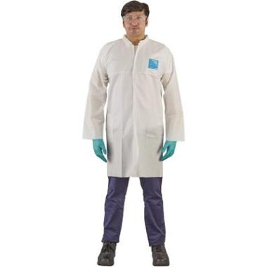 Ansell AlphaTec 1500 Plus laboratoriumjas, model 204 wit