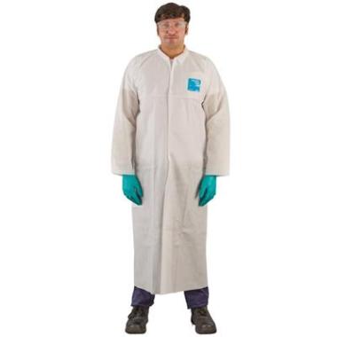 Ansell AlphaTec 1500 Plus laboratoriumjas, model 206 wit
