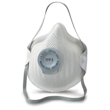 Moldex 255501 stofmasker FFP3 NR D met uitademventiel wit