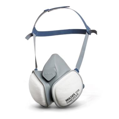 Moldex 533001 FFA1B1E1-P3 R D halfgelaatsmasker grijs