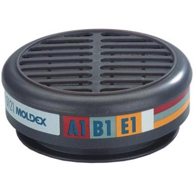 Moldex 820001 gas- en dampfilter A1B1E1 donkergrijs
