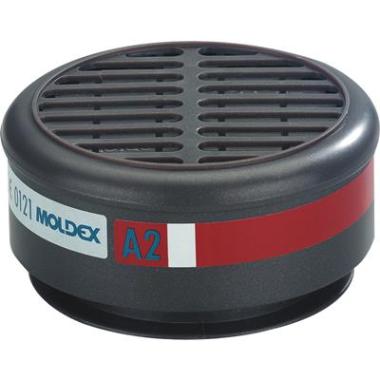 Moldex 850001 gas- en dampfilter A2 donkergrijs