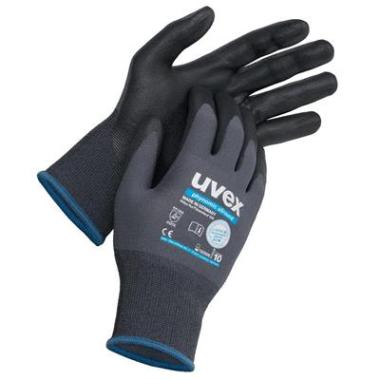Uvex phynomic allround handschoen zwart/grijs