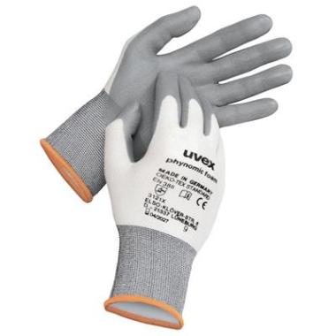 Uvex phynomic foam handschoen grijs/wit