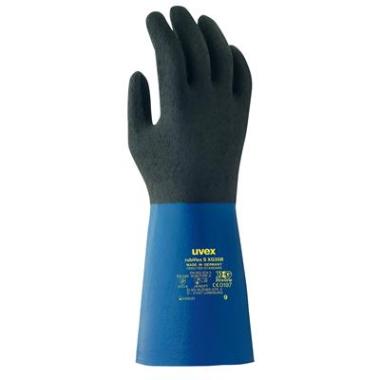 Uvex rubiflex S XG35B handschoen zwart/blauw