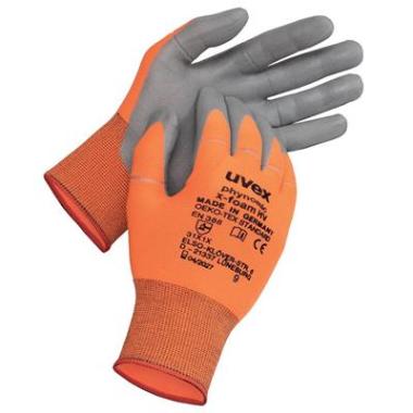 Uvex phynomic x-foam HV handschoen oranje/grijs
