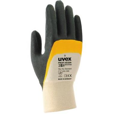 Uvex profi ergo XG20A handschoen zwart/oranje
