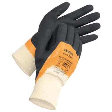 Uvex profi ergo XG20 handschoen zwart/oranje