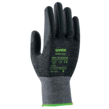 Uvex C300 wet handschoen antraciet