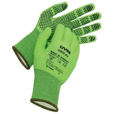 Uvex C500 dry handschoen groen