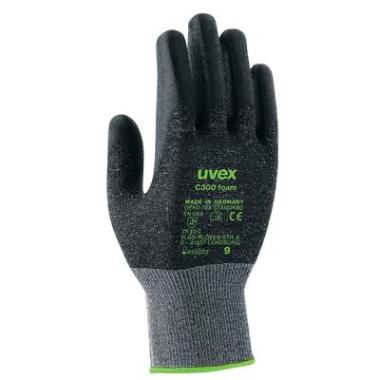 Uvex C300 foam handschoen antraciet