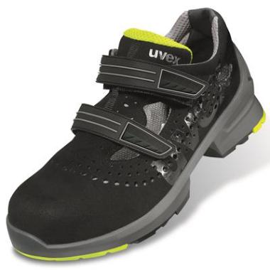 Uvex 1 8542/0 veiligheidssandaal S1 zwart