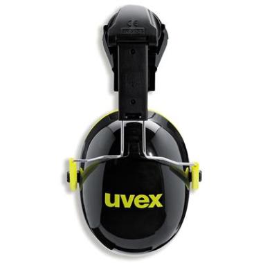 Uvex K2 2600-202 gehoorkap met helmbevestiging zwart