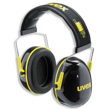 Uvex K2 2600-002 gehoorkap met hoofdband blauw