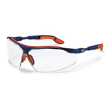 Uvex i-vo 9160-065 veiligheidsbril blauw/oranje