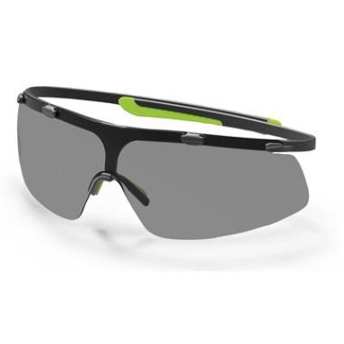 Uvex super g 9172-281 veiligheidsbril antraciet/lime