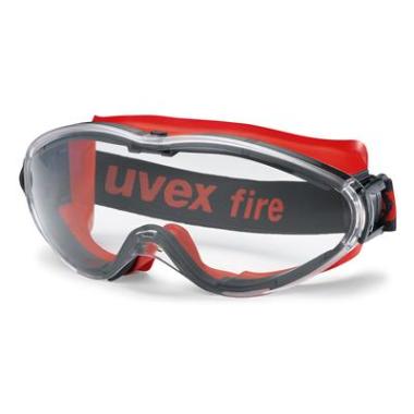 Uvex ultrasonic 9302-601 ruimzichtbril rood/zwart
