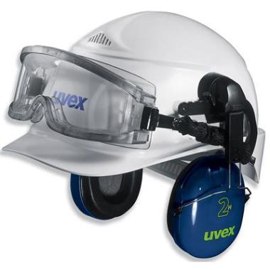 Uvex ultravision 9301-544 ruimzichtbril t.b.v. helmbevestiging transparant