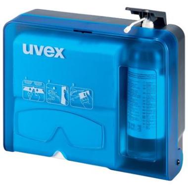 Uvex 9970-005 brillenreinigingsstation blauw