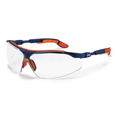 Uvex i-vo 9160-265 veiligheidsbril blauw/oranje