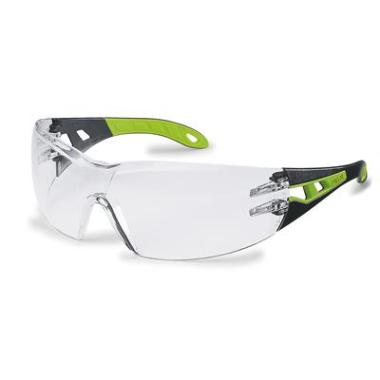 Uvex pheos 9192-225 veiligheidsbril zwart/groen
