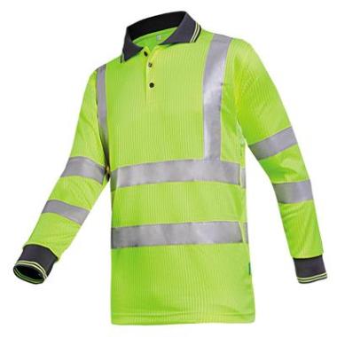 Sioen 3883 Olgiata poloshirt fluo geel