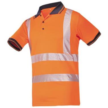 Sioen 3881 Tiola poloshirt fluo oranje