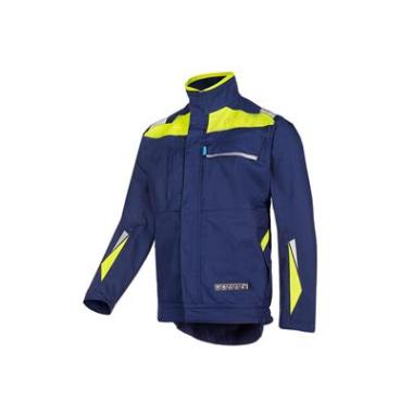 Sioen 074V Laruns jas fluo geel/blauw