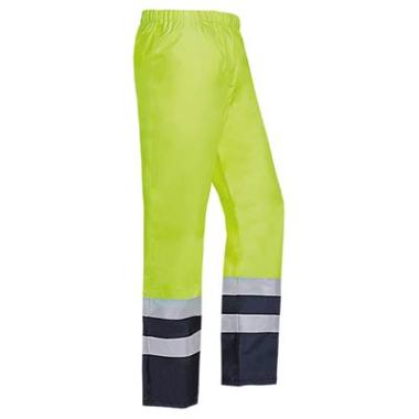 Sioen 799Z Norvill broek fluo geel/marineblauw