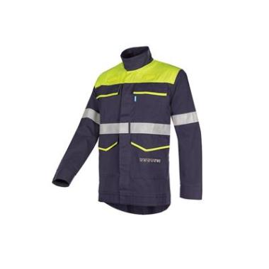Sioen 086VA Jasper jas marineblauw/fluo geel