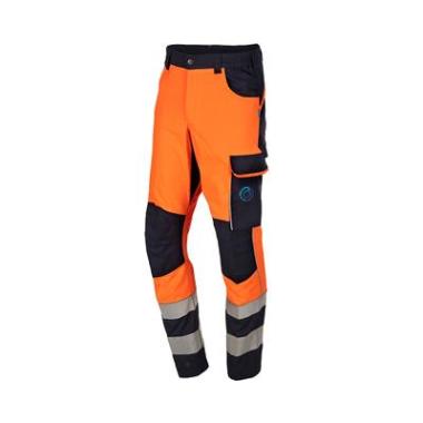 Sioen 083V Turup broek fluo oranje/marineblauw