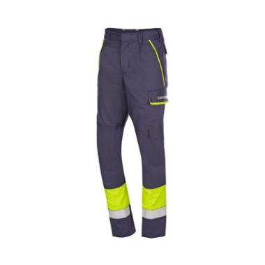 Sioen 084VA Calanques broek marineblauw/fluo geel