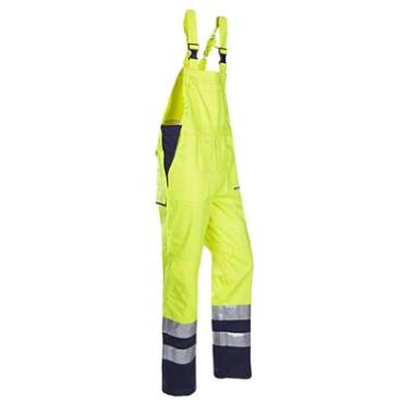 Sioen 015V Bayonne broek fluo geel/marineblauw
