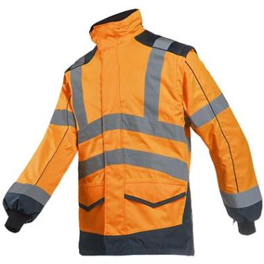Sioen 168A Alford jas fluo oranje/marineblauw