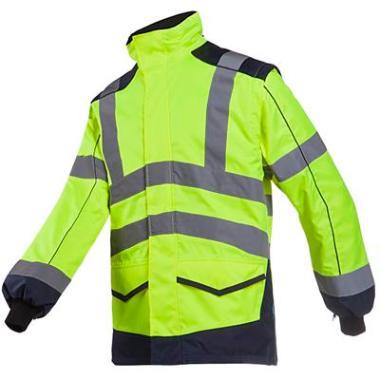 Sioen 168A Alford jas fluo geel/blauw
