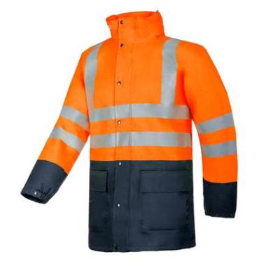 Sioen 798Z Belvill jas fluo oranje/marineblauw