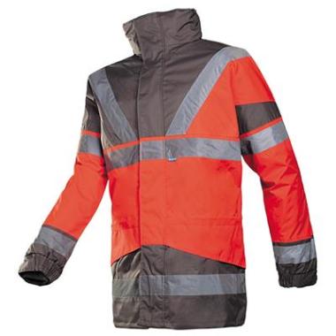 Sioen 209A Skollfield 4-in-1 parka fluo rood/grijs